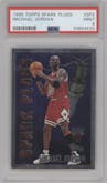 Michael Jordan from the 1995-96 Topps set graded by PSA and given an overall grade of 9.