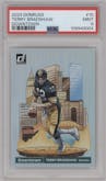 Terry Bradshaw from the 2024 Donruss set graded by PSA and given an overall grade of 9.