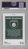 Terry Bradshaw from the 2024 Donruss set graded by PSA and given an overall grade of 9.