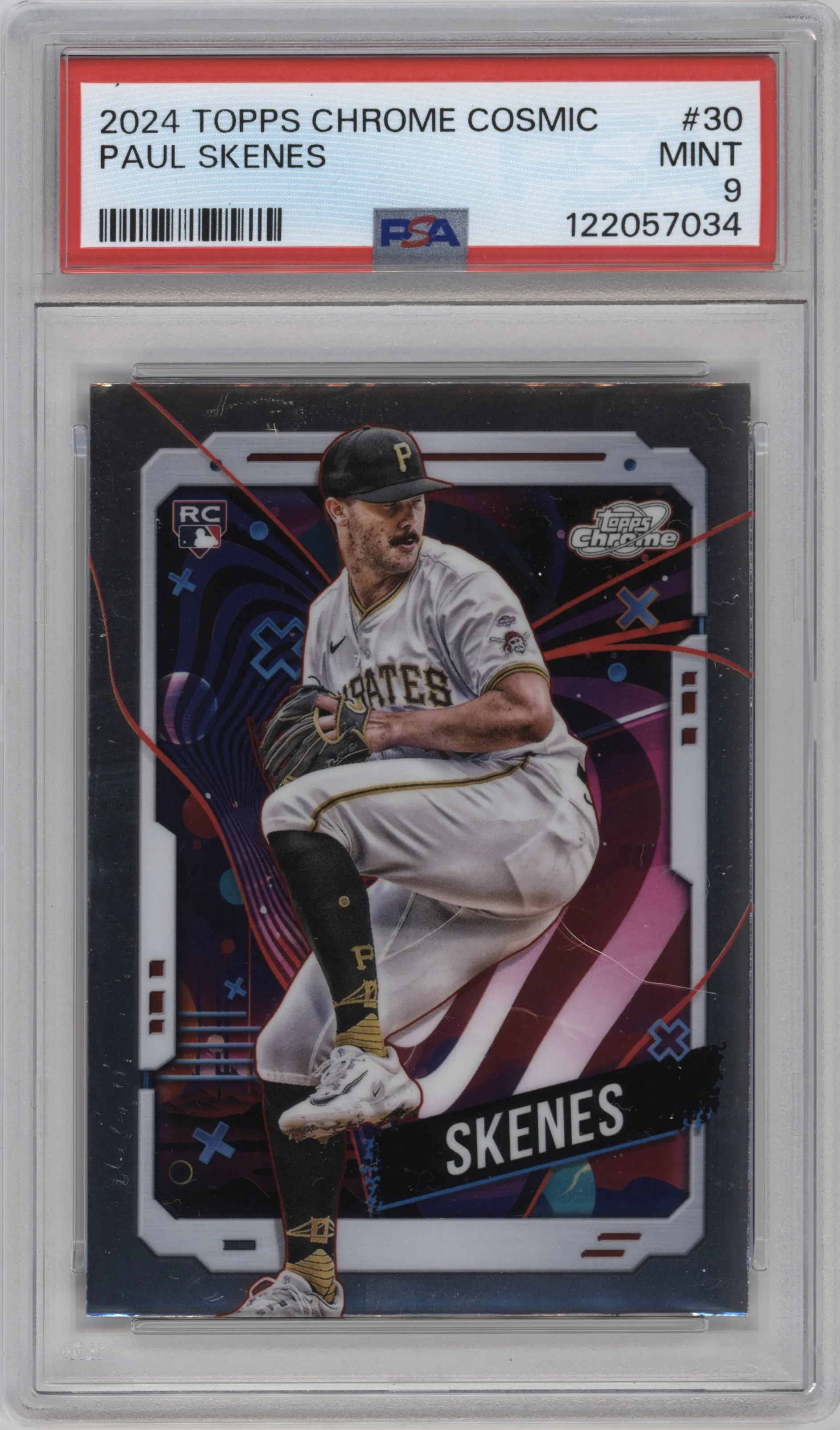 2024 Topps Cosmic Chrome Paul Skenes #30 PSA 9