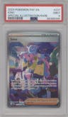 Iono from the 2024 Pokemon SV set graded by PSA and given an overall grade of 9.