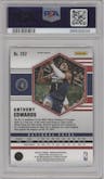 Anthony Edwards from the 2020-21 Panini Mosaic set featuring a Reactive Yellow parallel graded by PSA and given an overall grade of 10.
