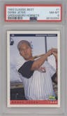 Derek Jeter from the 1993 Classic Best Greensboro Hornets set graded by PSA and given an overall grade of 8.