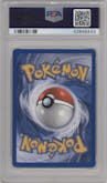 Pikachu from the 2005 Pokemon EX set featuring a Comic Con Promo parallel graded by PSA and given an overall grade of 9.