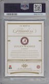Jaylen Waddle from the 2021 Panini Flawless Collegiate set graded by PSA and given an overall grade of 9.
