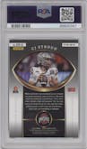 CJ Stroud from the 2023 Panini Select Draft Picks set featuring a Silver Prizm parallel graded by PSA and given an overall grade of 9.