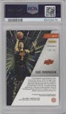Cade Cunningham from the 2021-22 Panini Prizm Draft Picks set featuring a Green Pulsar Prizm parallel graded by PSA and given an overall grade of 10.