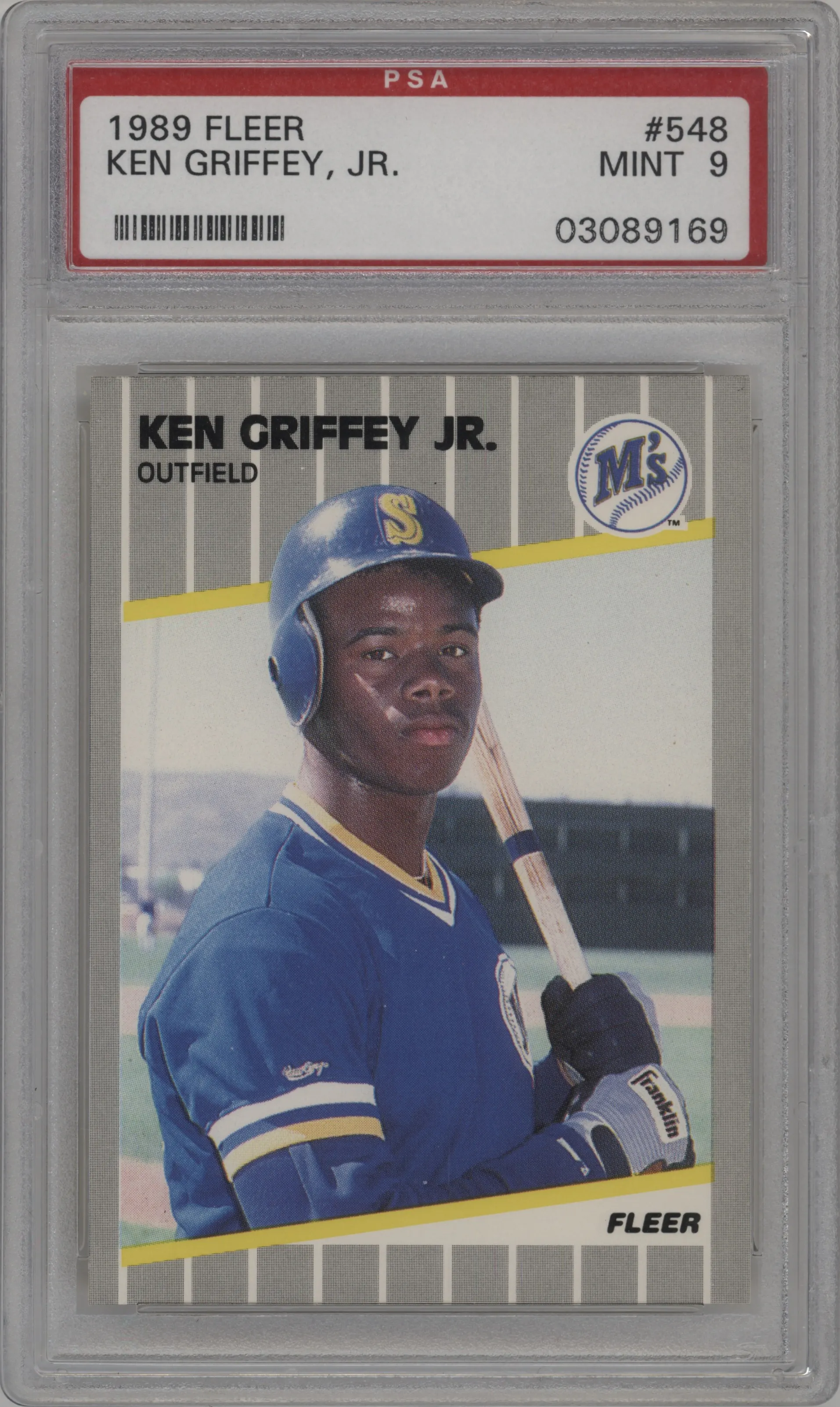 1989 Fleer Ken Griffey Jr. PSA 9