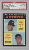 Buddy Harris/Roger Metzger from the 1971 Topps set graded by PSA and given an overall grade of 8.