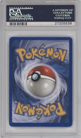 Gengar from the 2002 Pokemon  set graded by PSA and given an overall grade of 9.