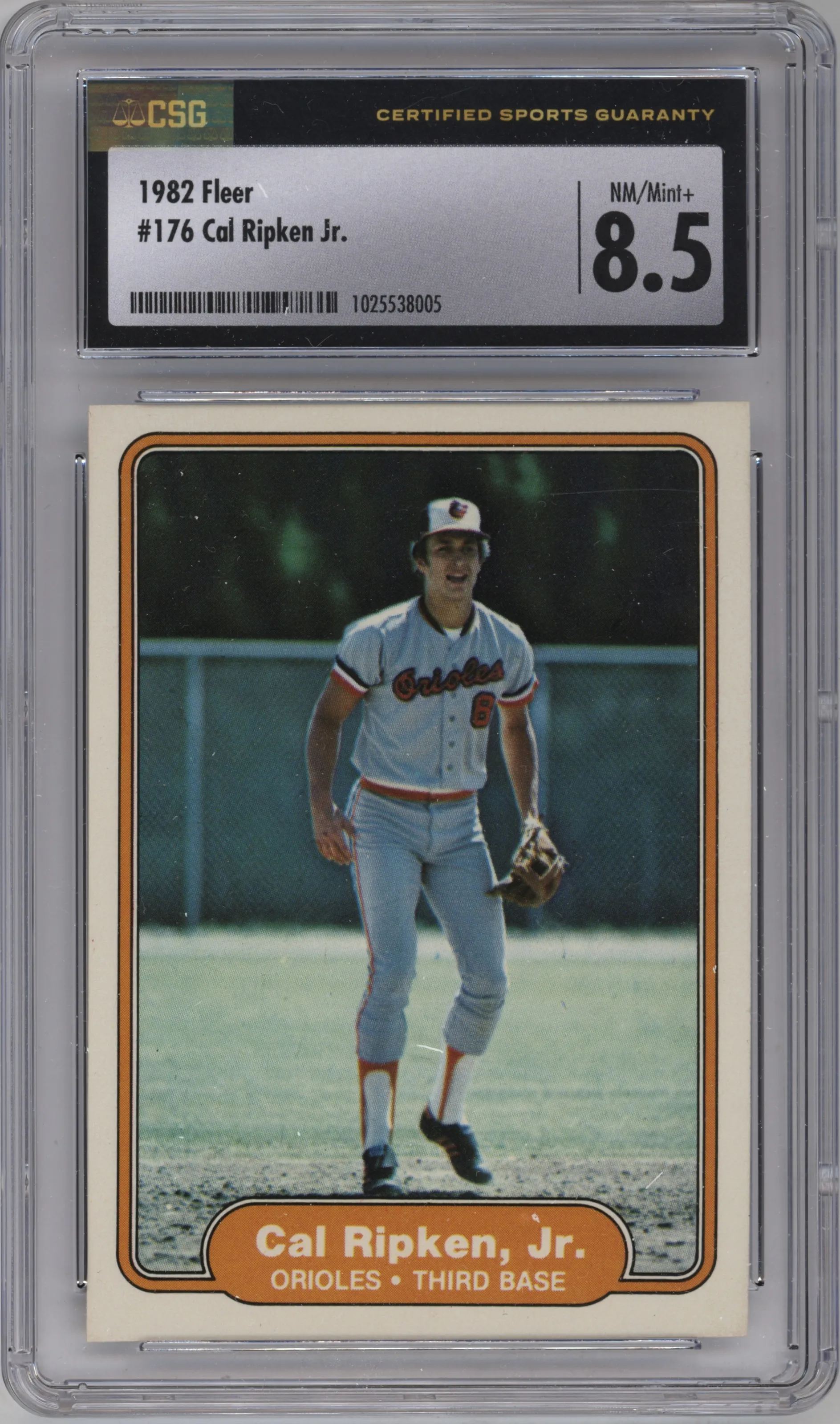 1982 Fleer Cal Ripken Jr. CGC 8.5