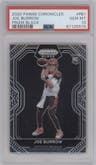 Joe Burrow from the 2020 Panini Chronicles set graded by PSA and given an overall grade of 10.