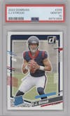 C.J. Stroud from the 2023 Panini Donruss set graded by PSA and given an overall grade of 10.