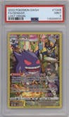 Gengar from the 2022 Pokemon SWSH set graded by PSA and given an overall grade of 9.