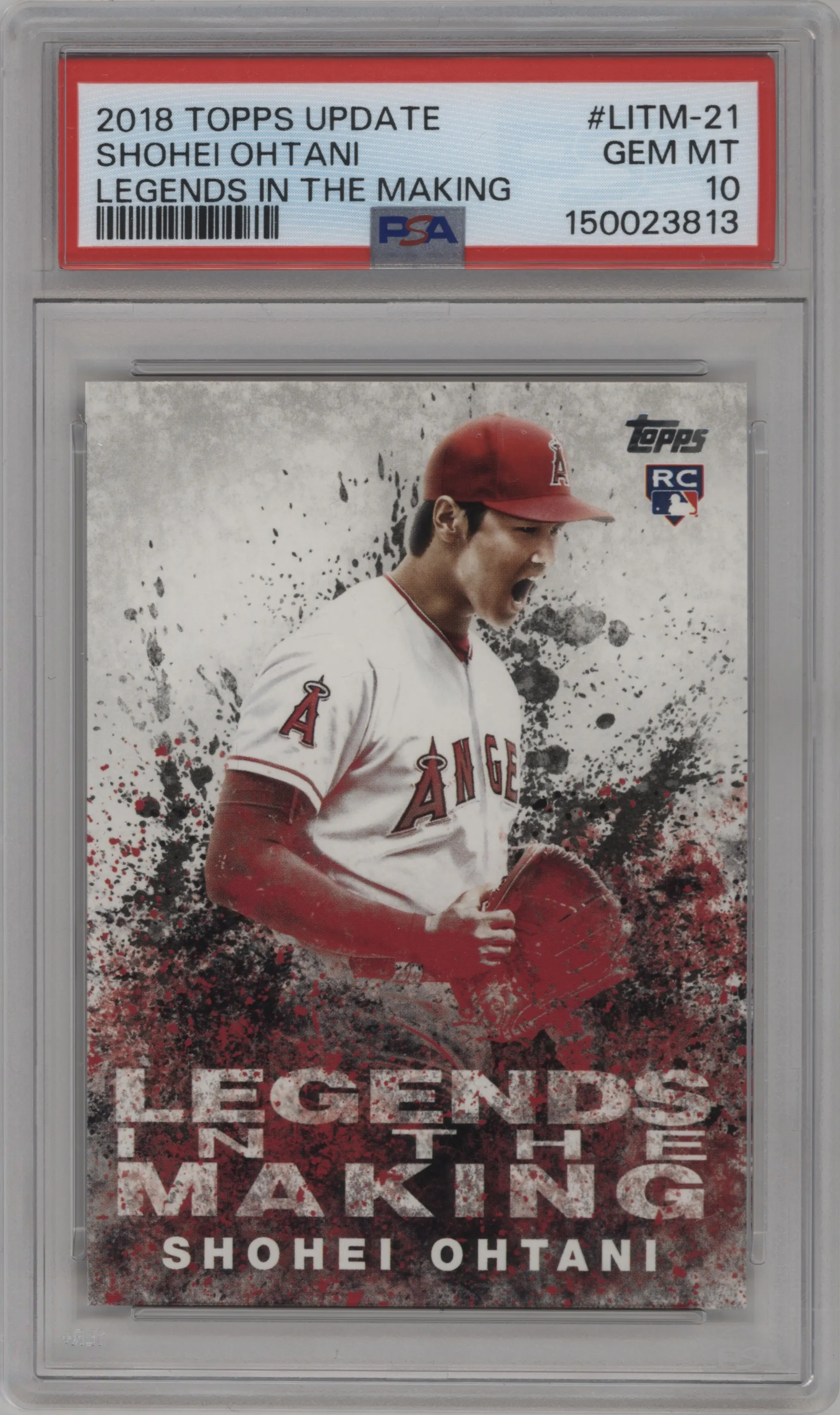 2018 Topps Update LITM Shohei Ohtani #LITM-21 PSA 10