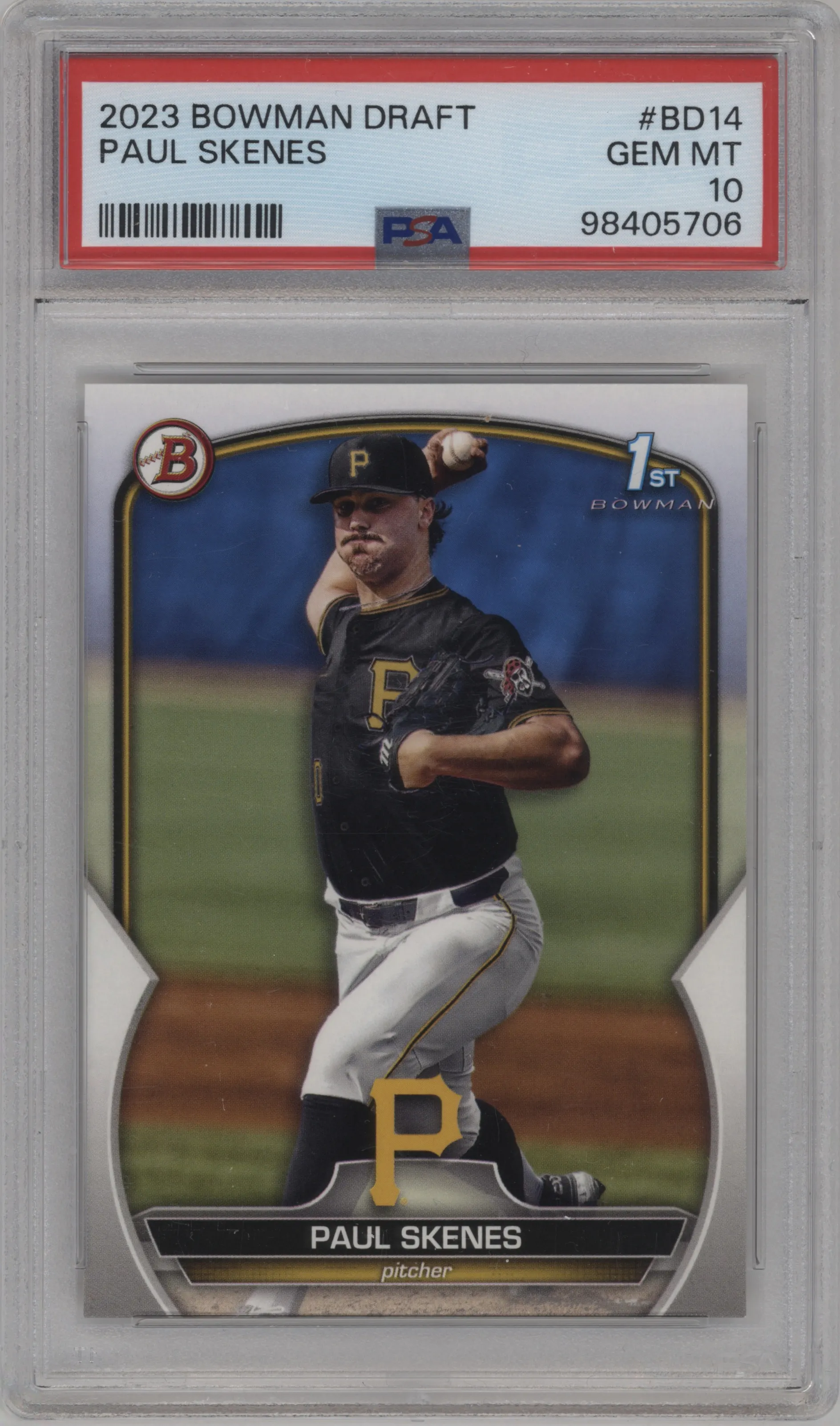 2023 Bowman Draft Paul Skenes PSA 10