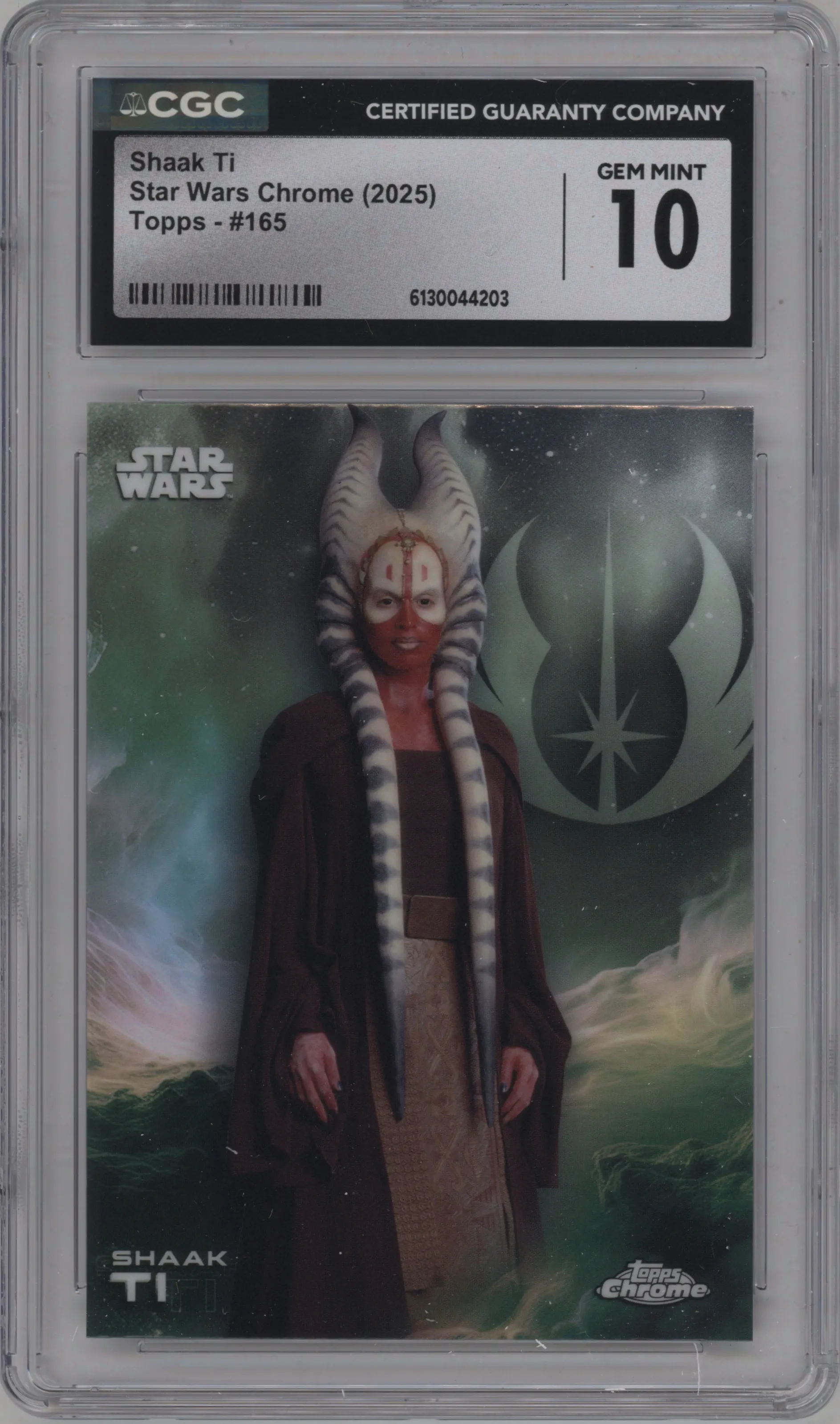 2025 Topps Chrome Star Wars Shaak Ti CGC 10