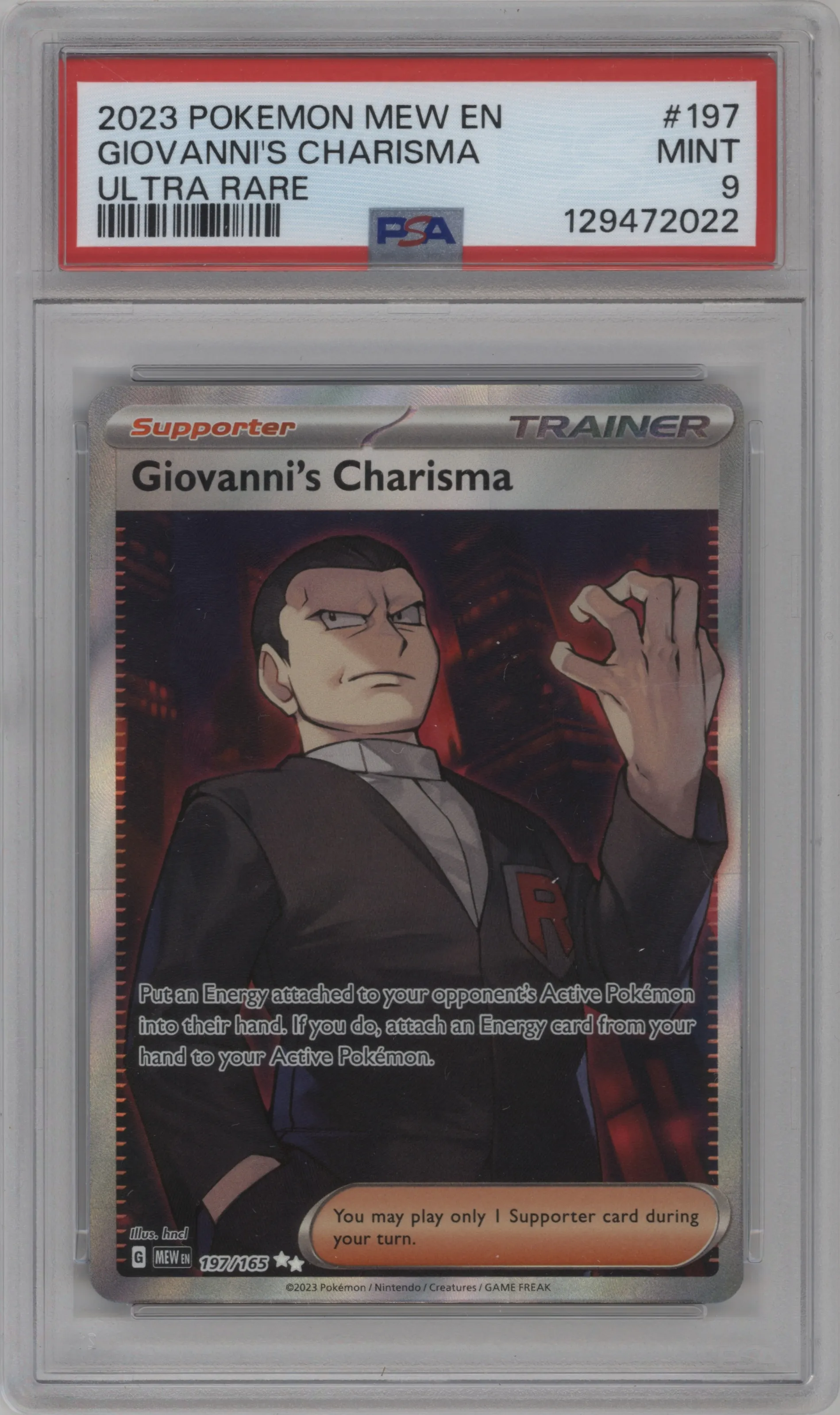 Giovanni's Charisma