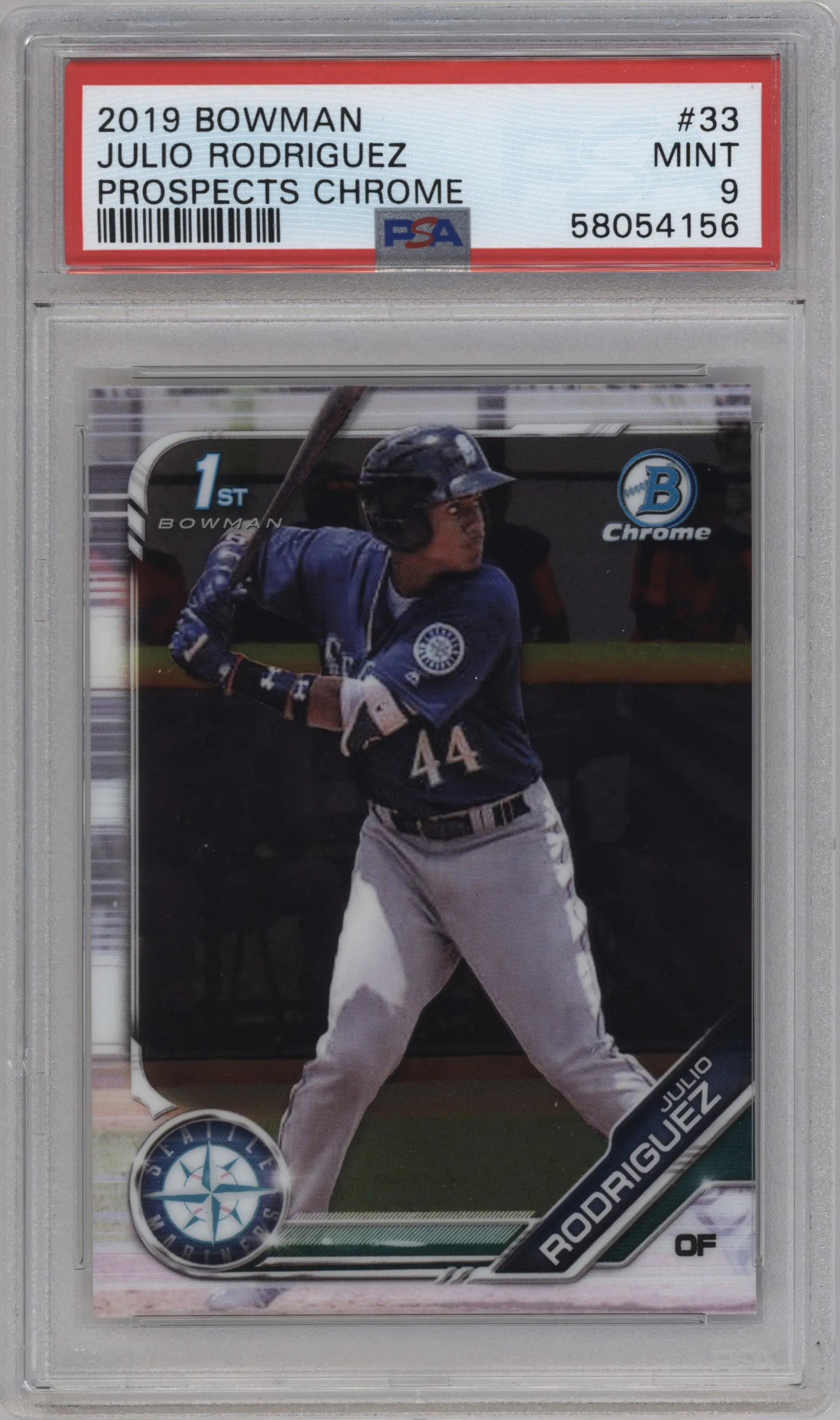 2019 Bowman Chr.Pros. Julio Rodriguez PSA 9