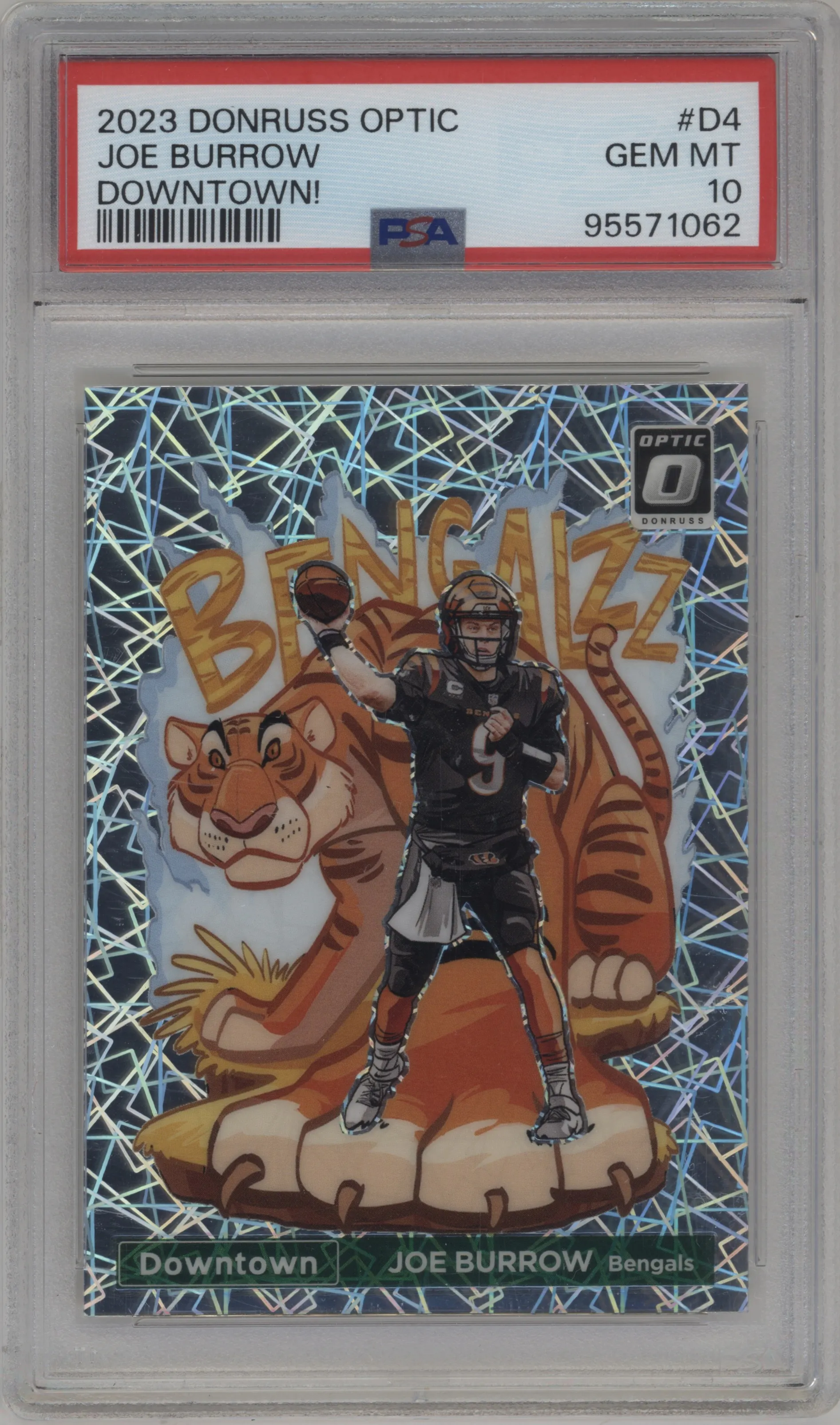 2023 Donruss Optic Downtown Joe Burrow #D-4 PSA 10
