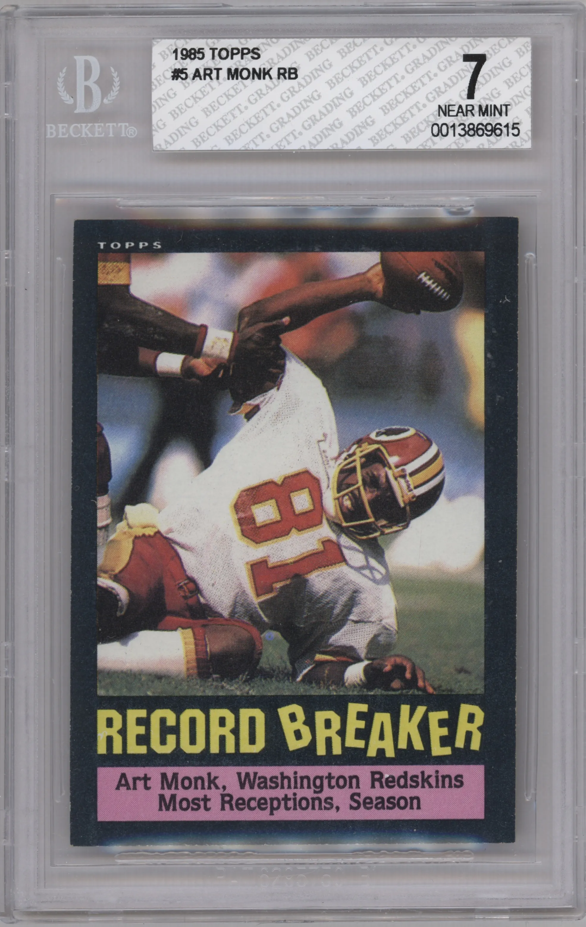 1985 Topps Art Monk BGS 7