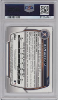 Ryan Clifford from the 2023 Bowman  set graded by PSA and given an overall grade of 9.