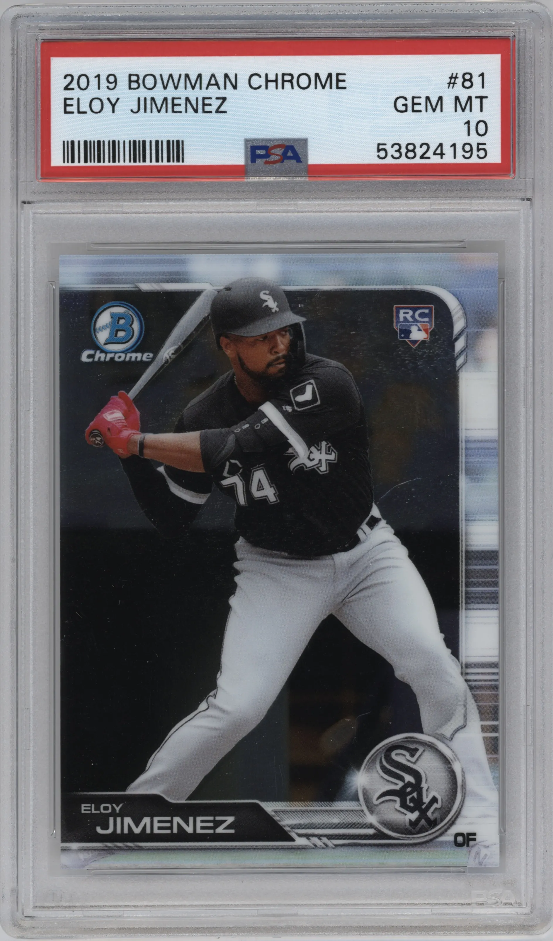 2019 Bowman Chrome Eloy Jimenez PSA 10
