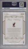 Bam Adebayo from the 2017-18 Panini Flawless set featuring a Ruby  parallel graded by PSA and given an overall grade of 10.