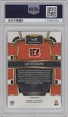 Joe Burrow  from the 2023 Panini Select set featuring a Orange Prizm parallel graded by PSA and given an overall grade of 10.