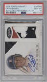 Craig Biggio  from the 2016 Topps Dynasty set featuring a Black parallel graded by PSA and given an overall grade of 10.