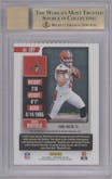 Baker Mayfield from the 2018 Panini Contenders set graded by Beckett and given an overall grade of 9.5.