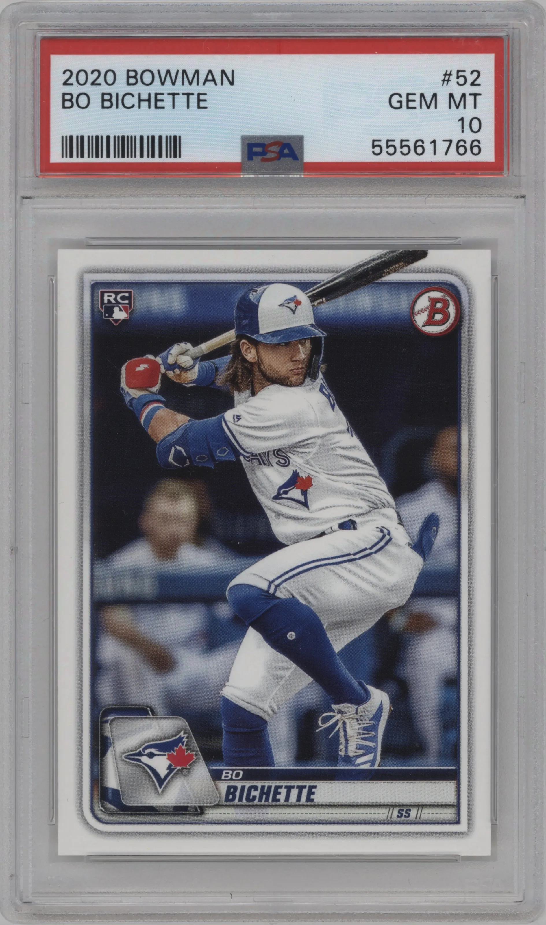 2020 Bowman Bo Bichette PSA 10