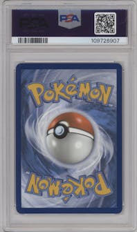 Mew ex from the 2024 Pokemon SV set graded by PSA and given an overall grade of 9.
