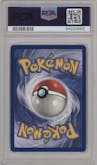 Pikachu from the 1999 Pokemon set featuring a Red Cheeks parallel graded by PSA and given an overall grade of 10.