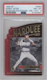 Derek Jeter from the 1996 Upper Deck SP set graded by PSA and given an overall grade of 8.