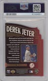 Derek Jeter from the 1996 Upper Deck SP set graded by PSA and given an overall grade of 8.