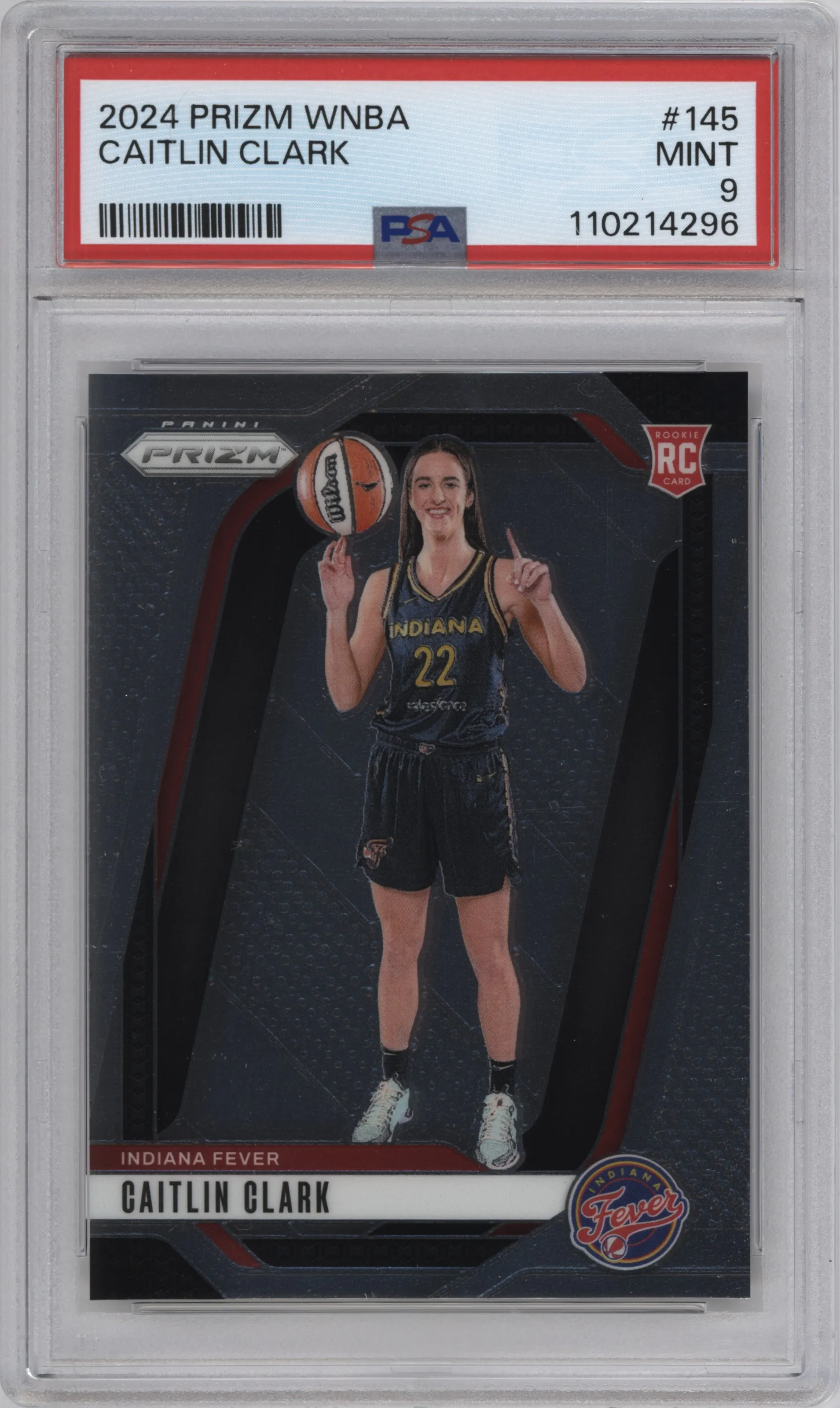 2024 Panini Prizm WNBA Caitlin Clark PSA 9