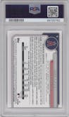 Mike Trout from the 2024 Bowman set graded by PSA and given an overall grade of 10.