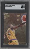 Kobe Bryant  from the 1996-97 Skybox Premium set graded by SGC and given an overall grade of 8.