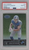 Aidan Hutchinson from the 2022 Panini Honors set featuring a Green parallel graded by PSA and given an overall grade of 10.