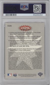 Ken Griffey Jr. from the 1996 UD Collector's Choice set featuring a Variation parallel graded by PSA and given an overall grade of 9.