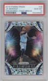 Ja Morant from the 2019-20 Panini Prizm set featuring a Fast Break Prizm parallel graded by PSA and given an overall grade of 10.