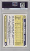Greg Maddux from the 2001 Topps Traded & Rookies set graded by PSA and given an overall grade of 10.