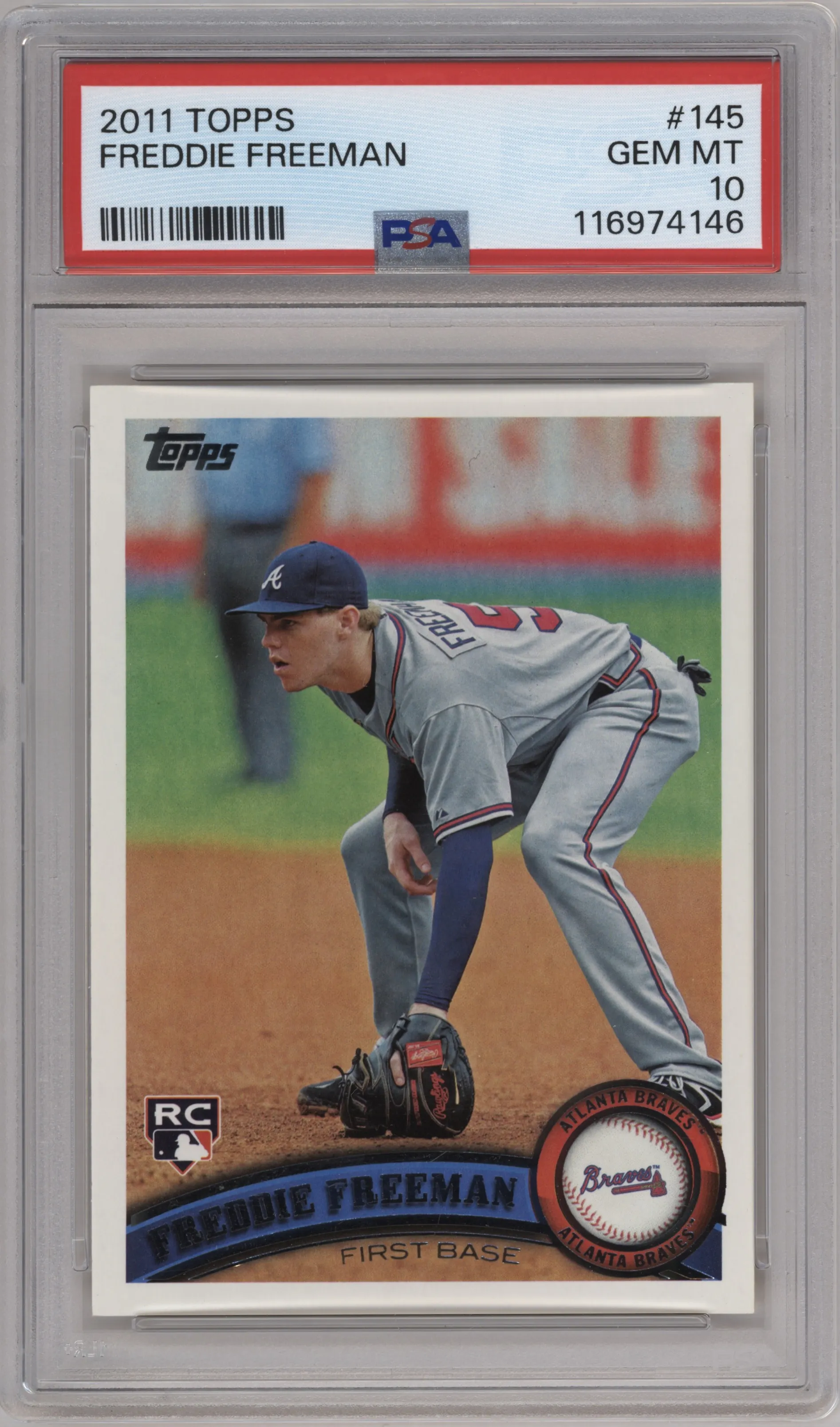 2011 Topps Freddie Freeman PSA 10