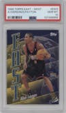 Allen Iverson/Gary Payton from the 1998-99 Topps set graded by PSA and given an overall grade of 10.
