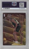 Allen Iverson/Gary Payton from the 1998-99 Topps set graded by PSA and given an overall grade of 10.