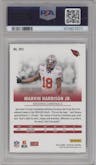 Marvin Harrison Jr. from the 2024 Panini Prestige  set featuring a Dots Xtra Points parallel graded by PSA and given an overall grade of 10.