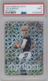 Joe Burrow from the 2023 Donruss Optic set graded by PSA and given an overall grade of 9.