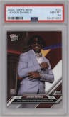 Jayden Daniels from the 2024 Topps Now set graded by PSA and given an overall grade of 10.