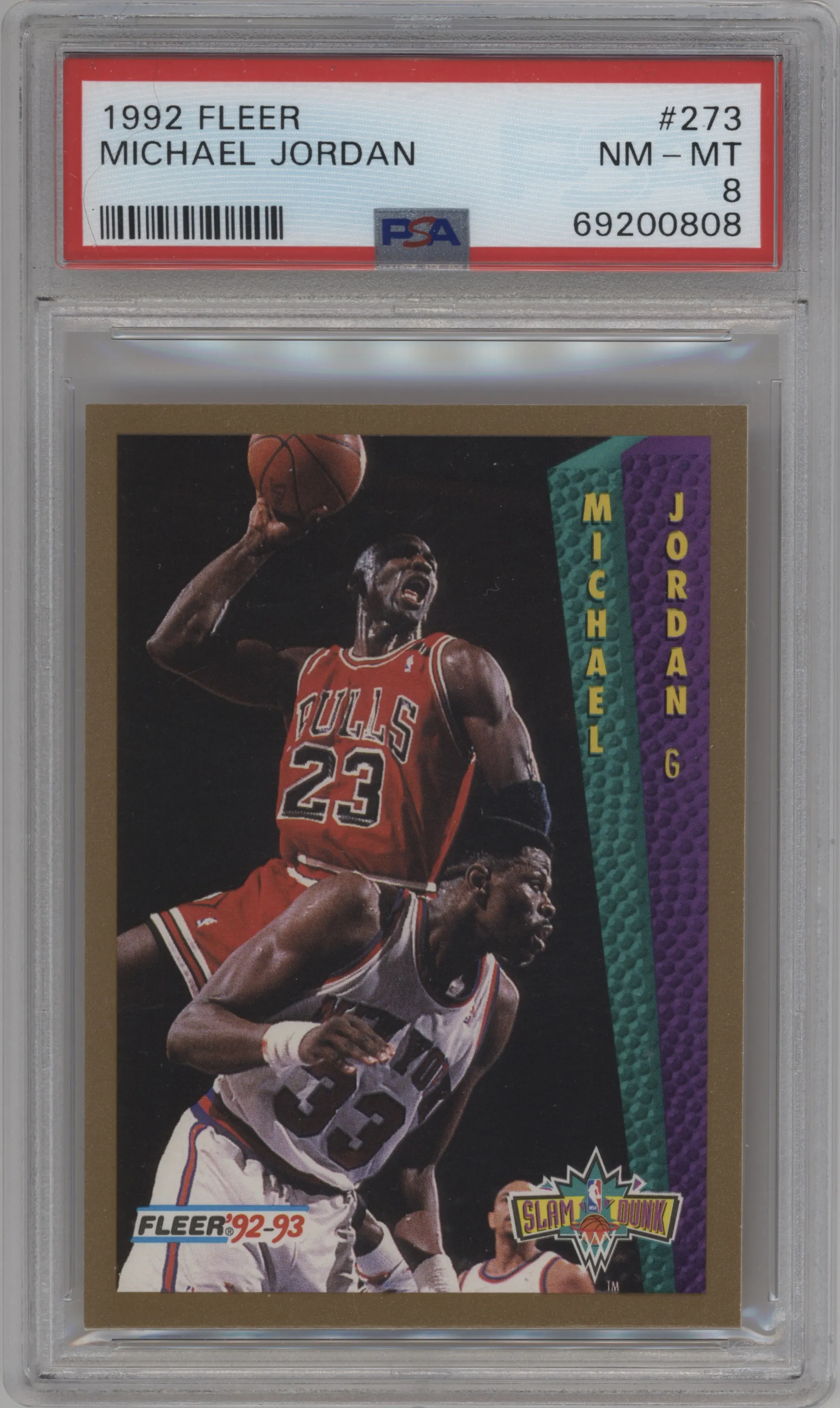 1992 Fleer Michael Jordan #273 PSA 8